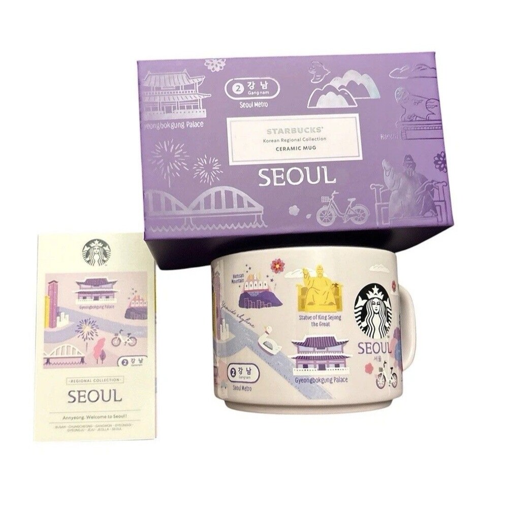 Starbucks Hello ‘Seoul’ Korean Regional Collection - 355 ml Ceramic Mug New